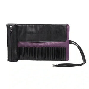 NIB • Younique leather makeup brush roll